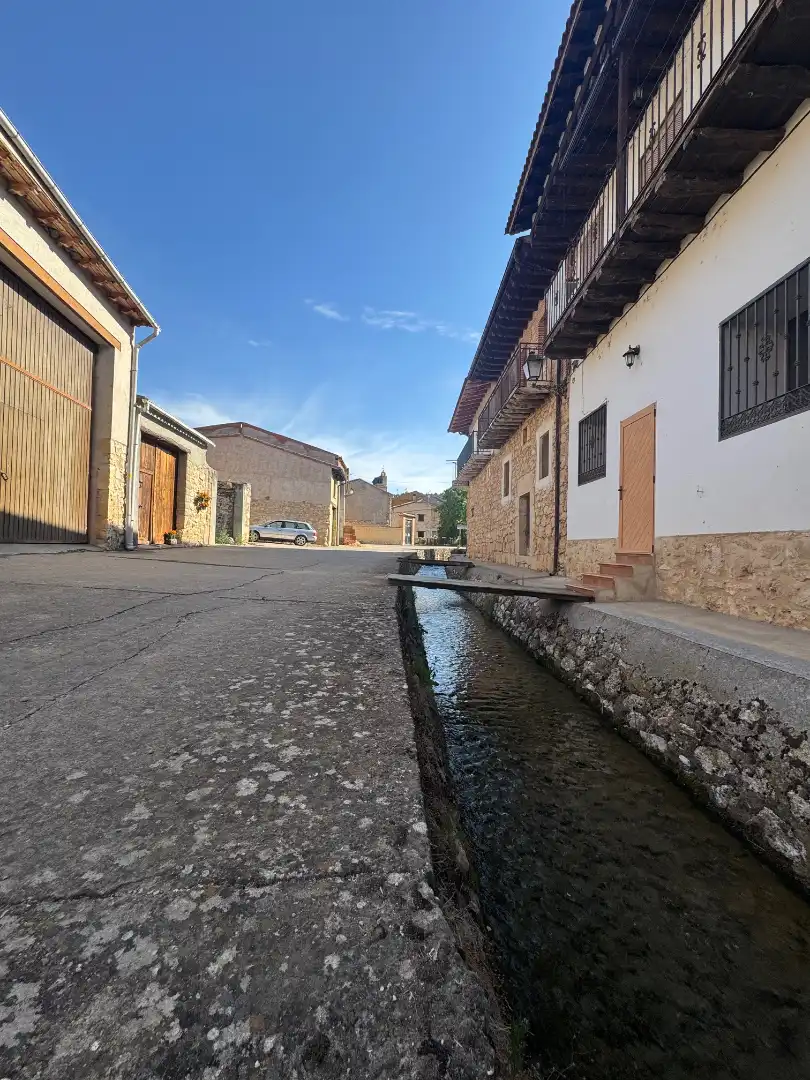 Exterior view of Country homes for sale in Castillejo de Robledo  with Heating, Terrace and Storage room
