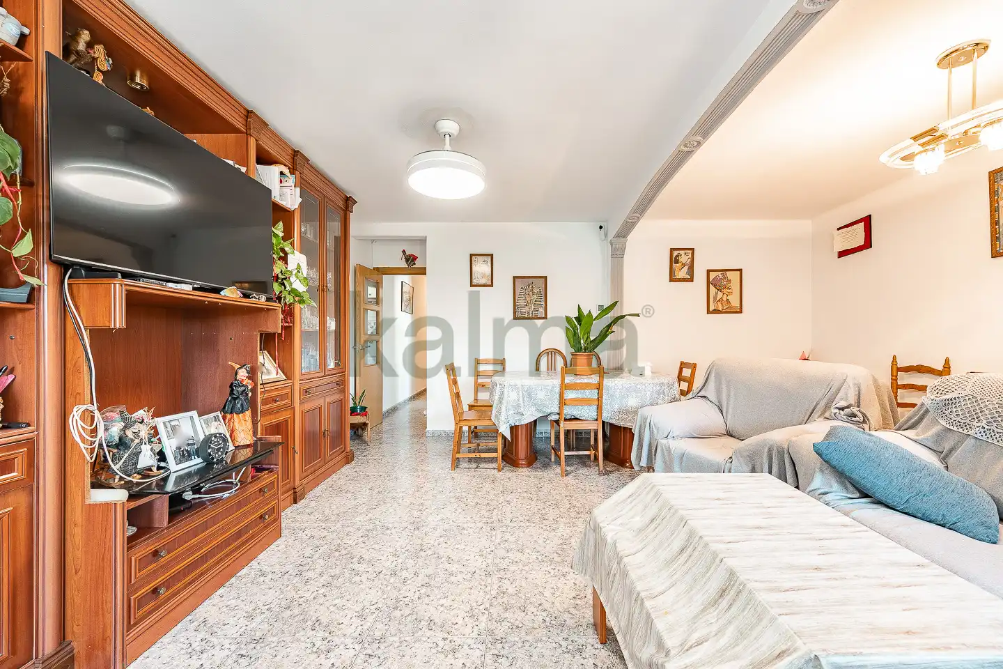 Sala de estar de Piso en venta en Pineda de Mar con Aire acondicionado, Calefacción y Terraza