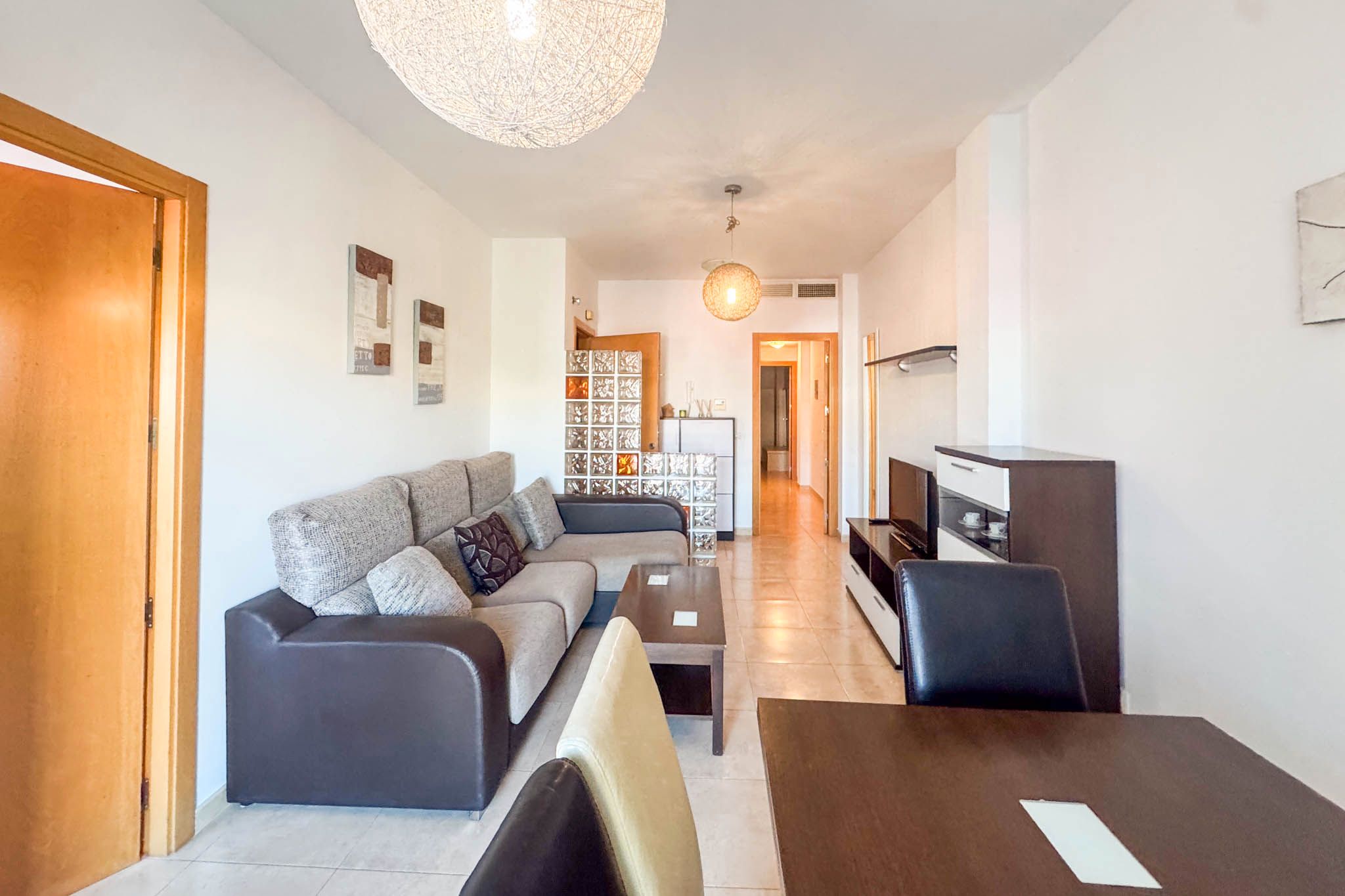 Sala de estar de Piso en venta en  Almería Capital con Aire acondicionado y Calefacción