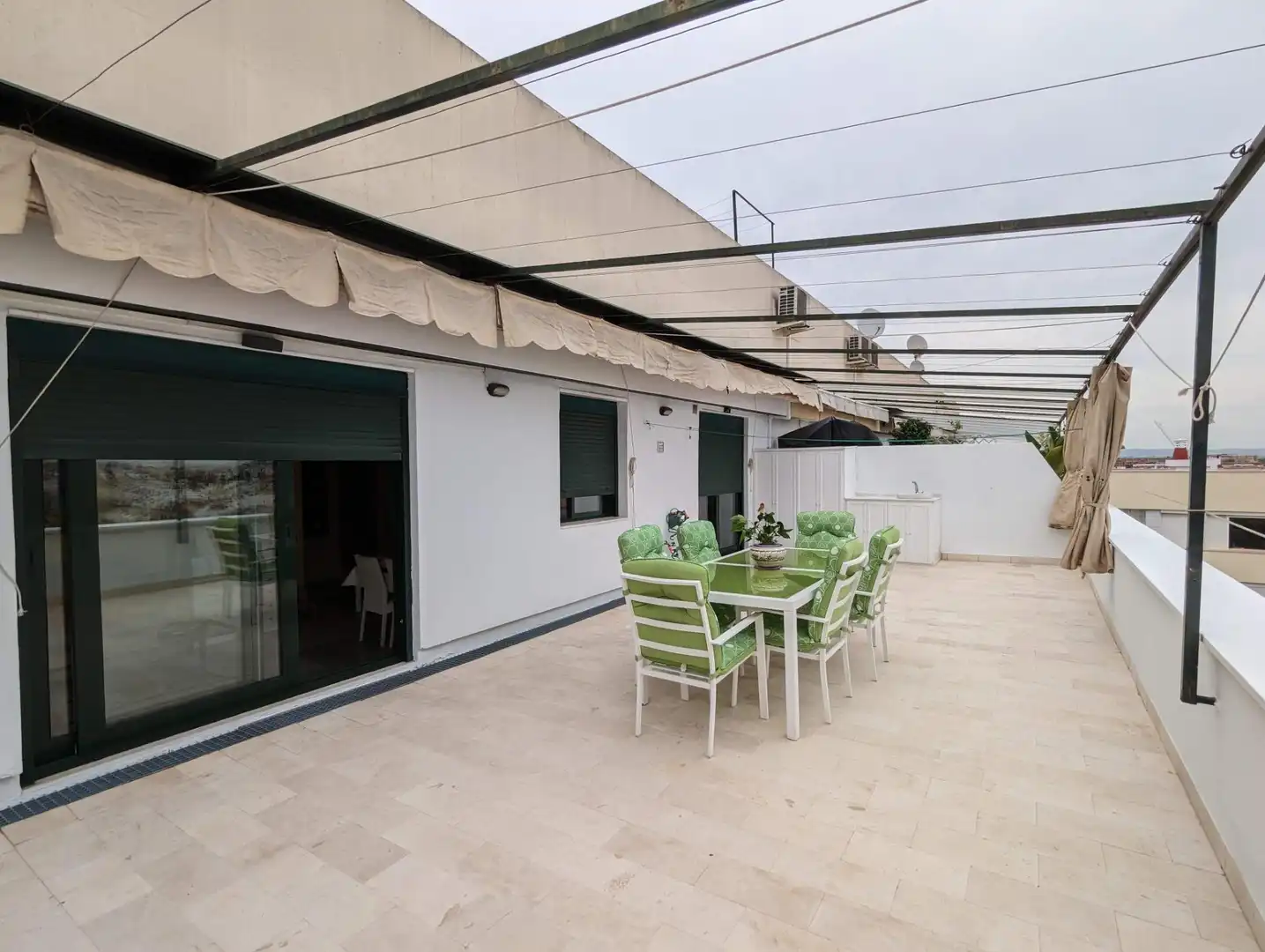 Terrace of Apartments for rent in Sevilla  with Air Conditioner, Terrace and Furnished