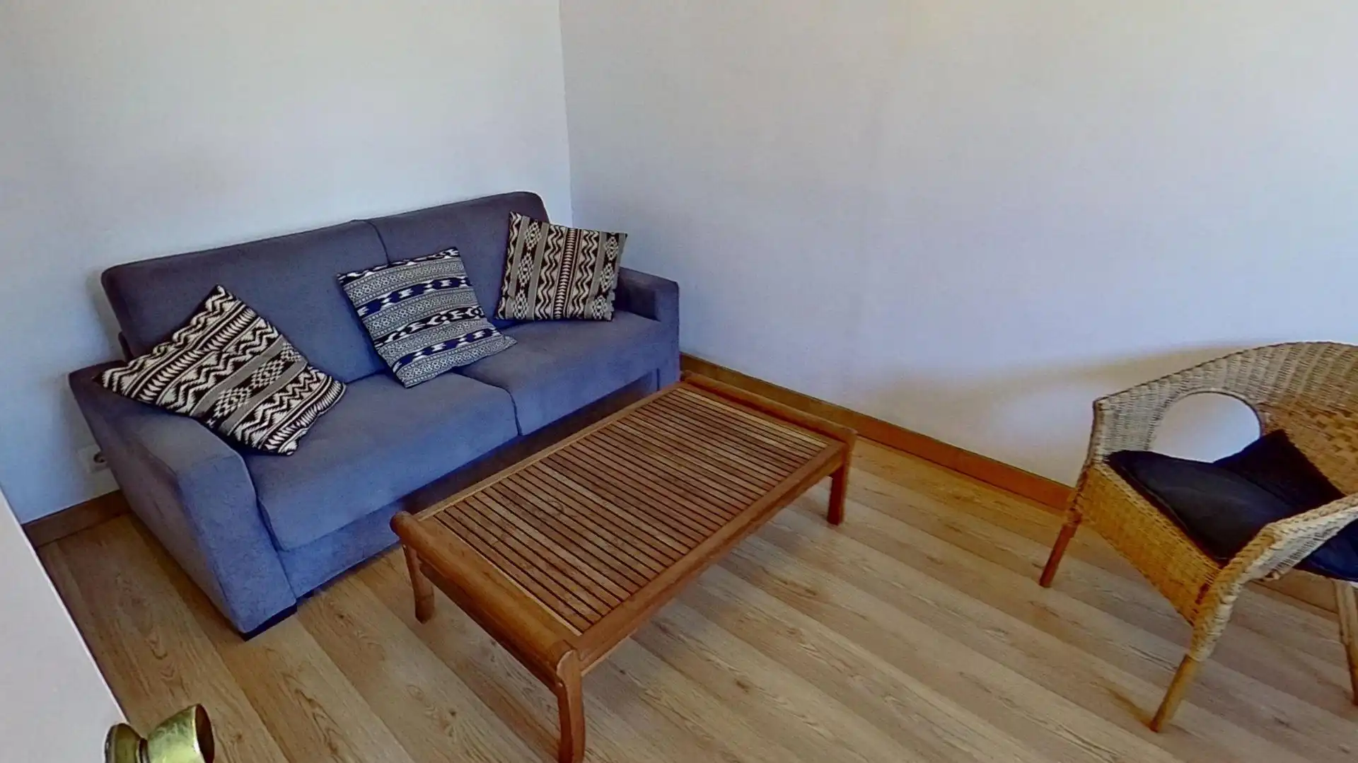 Sala d'estar de Àtic en venda en Barcelona amb Parquet i Terrassa