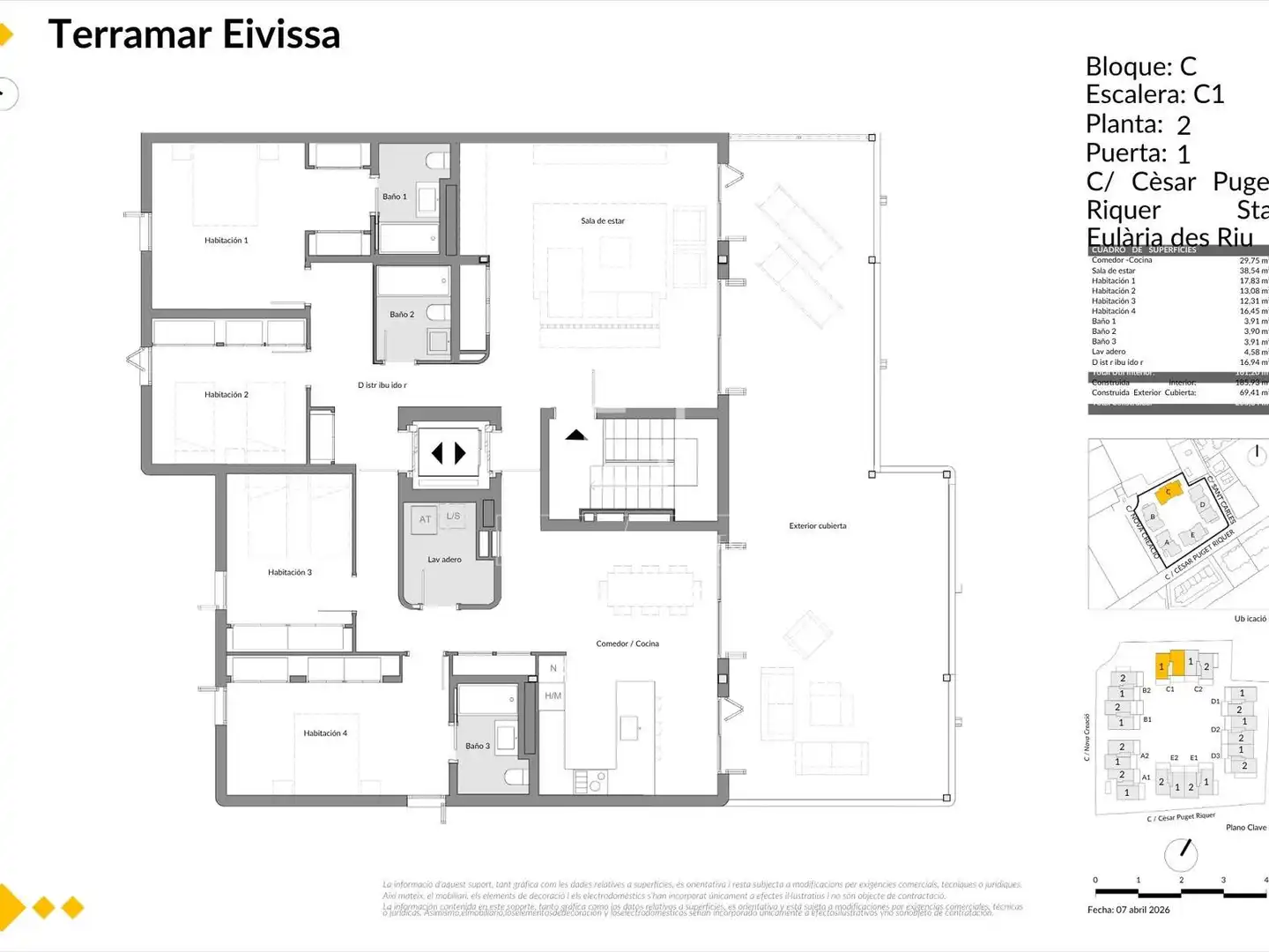 Piso con piscina en venta en Santa Eulària, imagen 9