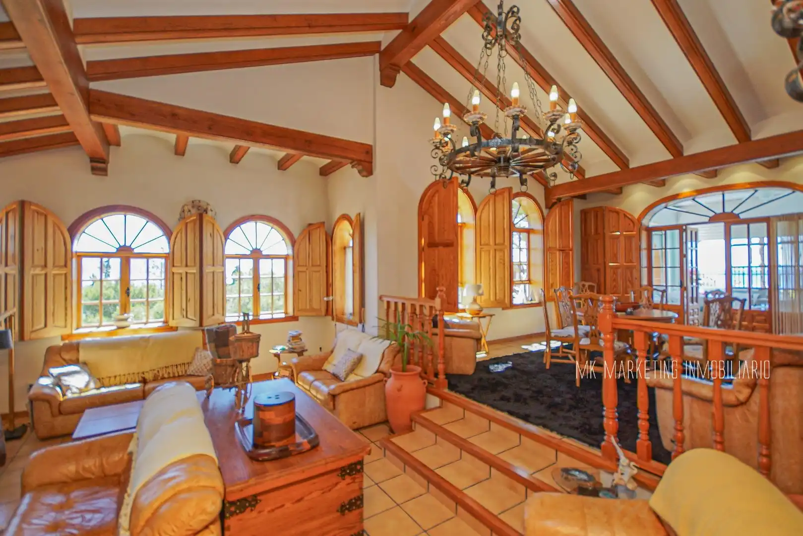 Sala de estar de Casa o chalet en venta en Mazarrón con Calefacción, Jardín privado y Terraza