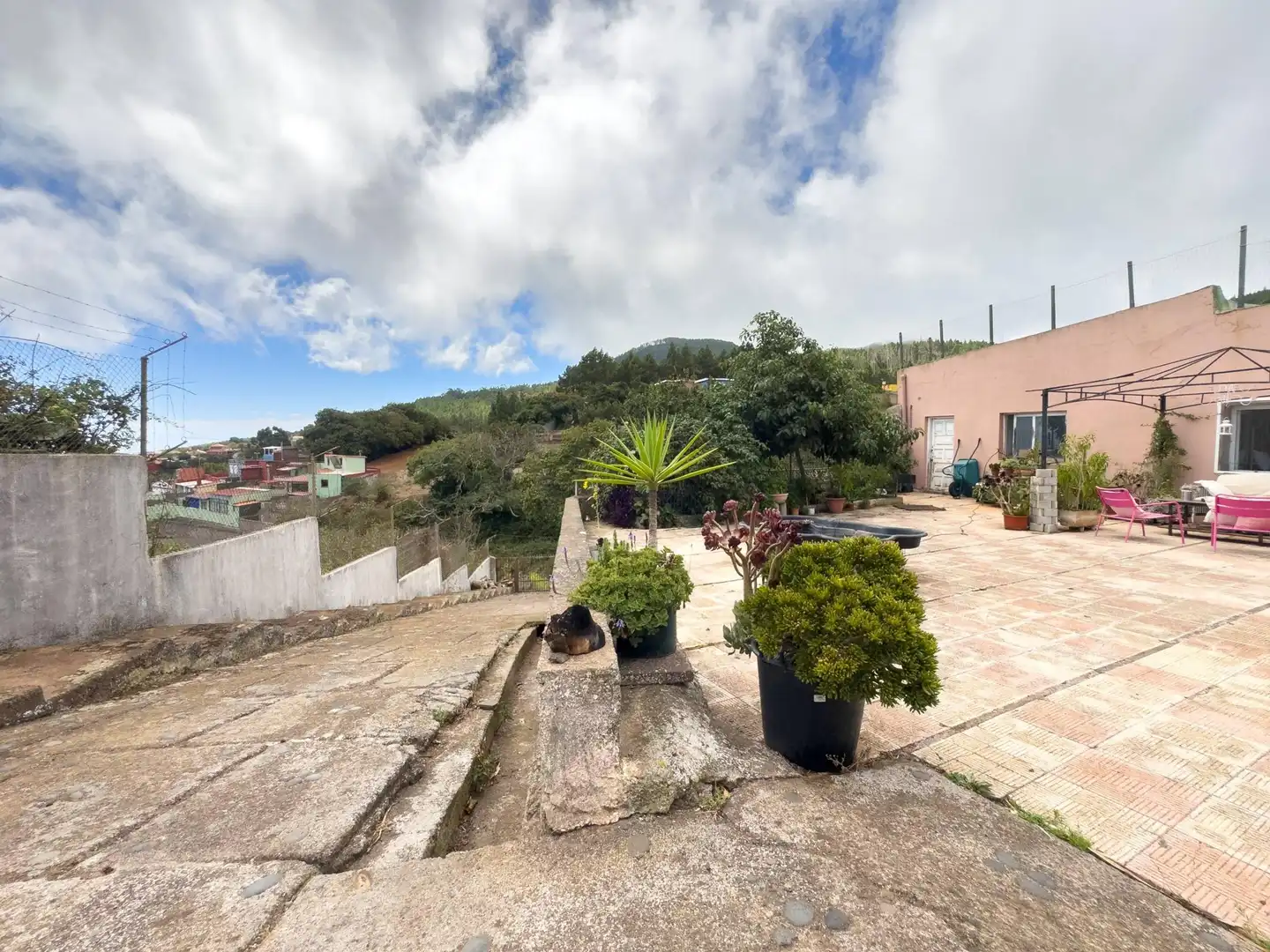 Vista exterior de Casa o chalet en venta en El Rosario con Calefacción, Jardín privado y Terraza