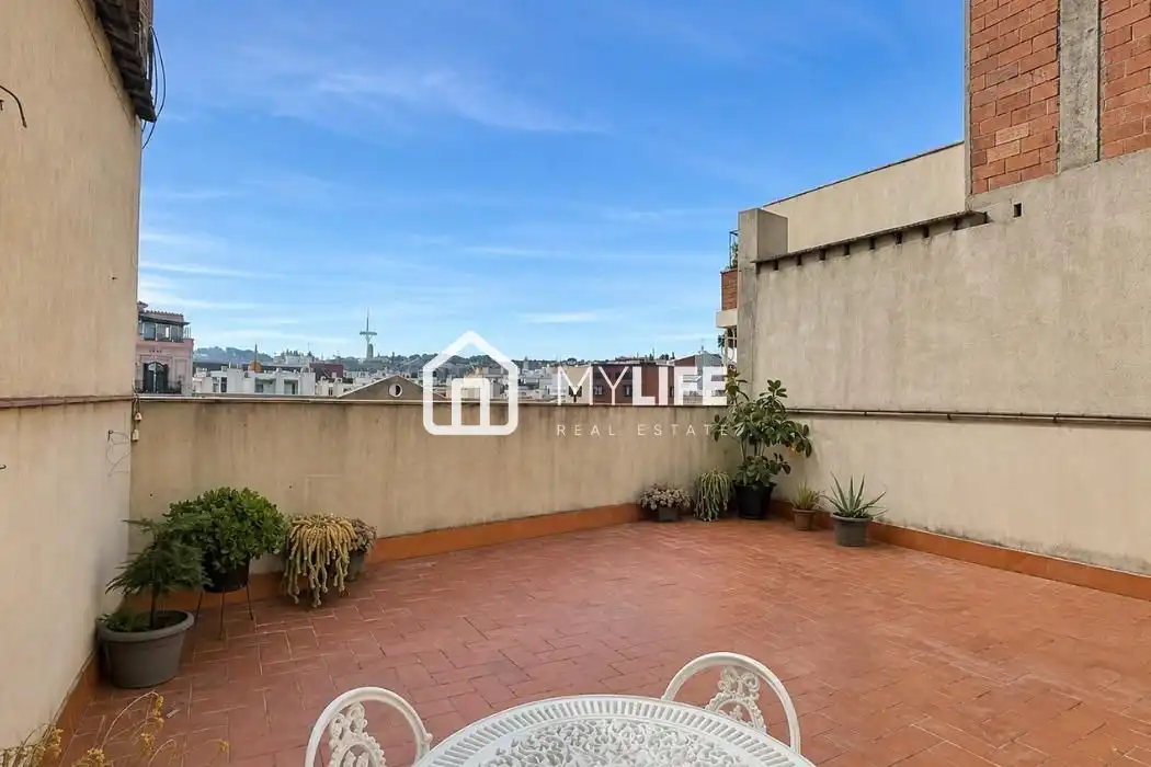 Terrace of Attic for sale in Barcelona  with Air Conditioner, Heating and Parquet flooring