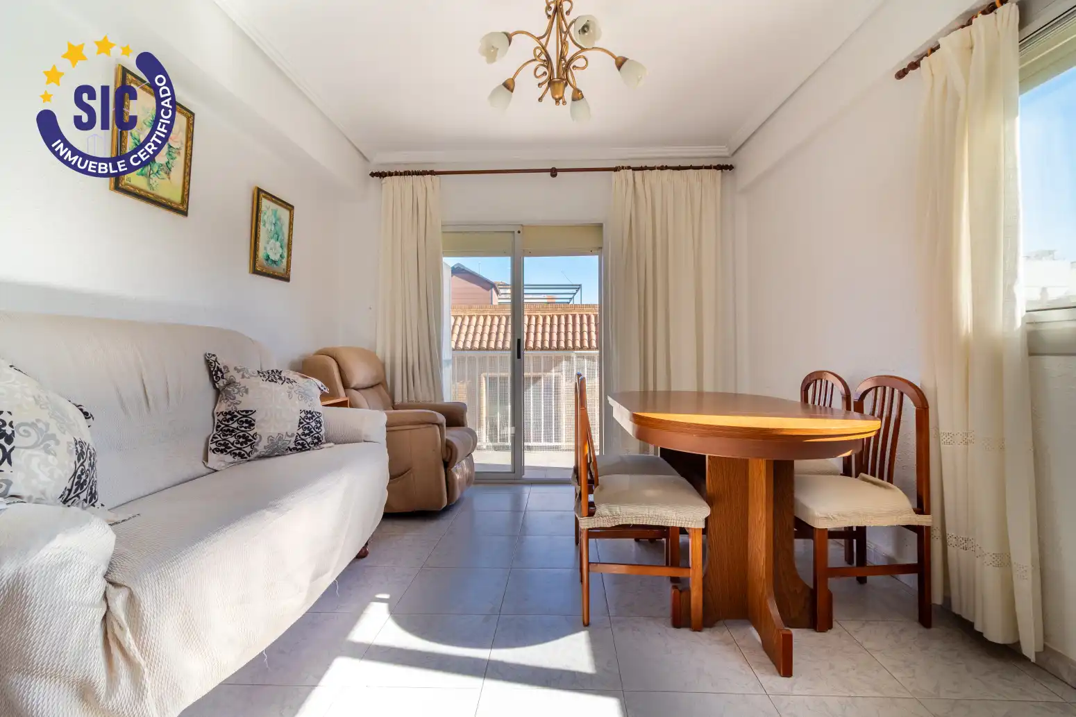 Sala de estar de Piso en venta en Sagunto / Sagunt con Terraza