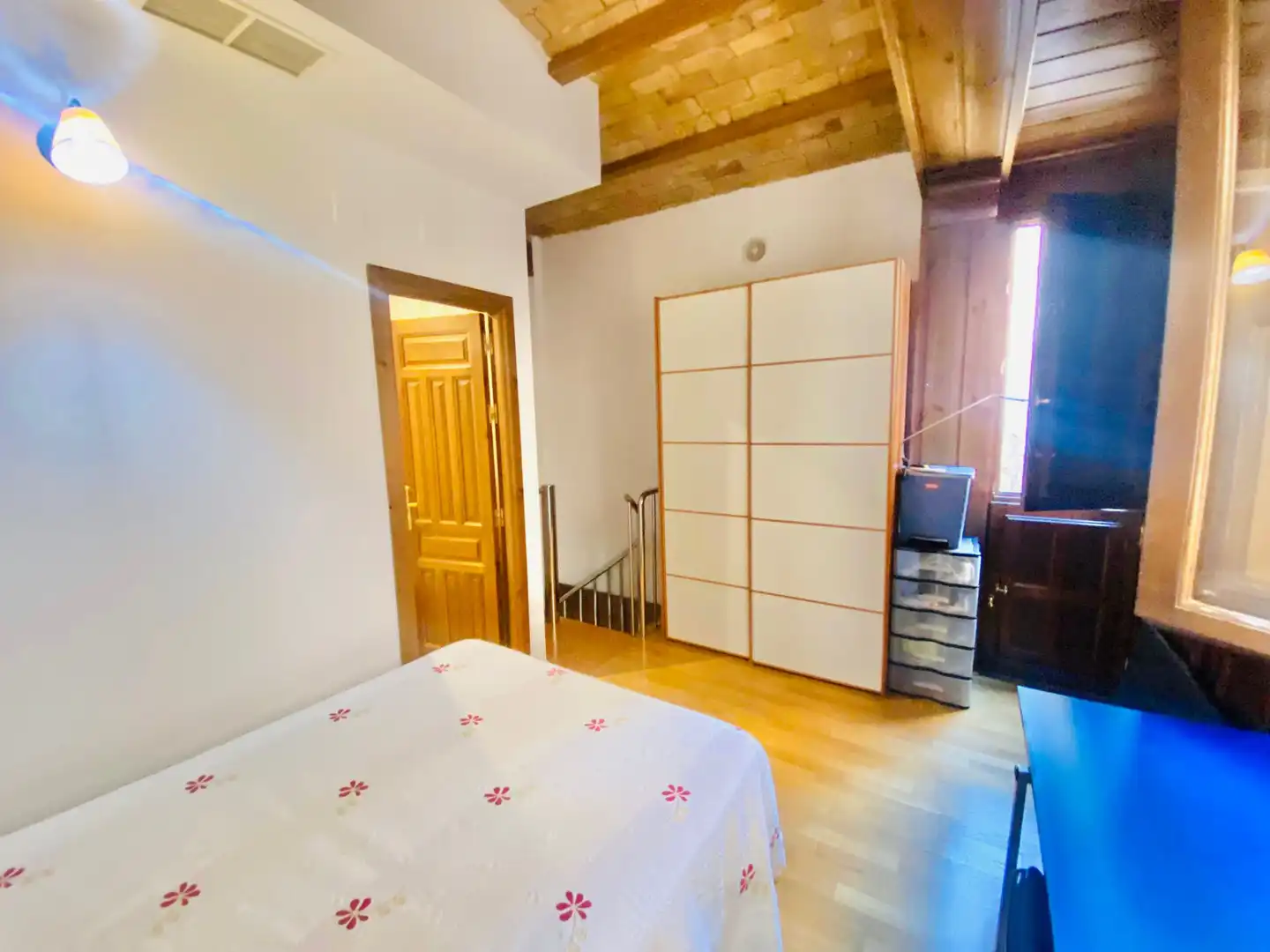 Bedroom of Duplexes for rent in Granada  with Air Conditioner, Heating and Parquet flooring