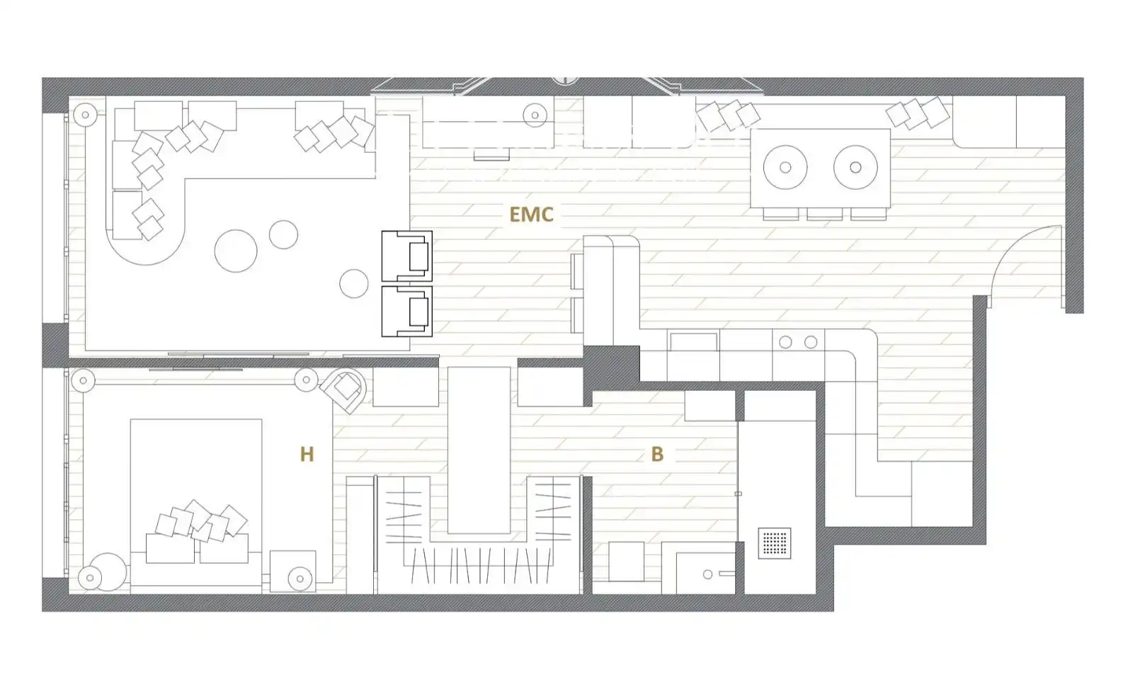 Flat for sale in Barcelona  with Air Conditioner, Heating and Parquet flooring