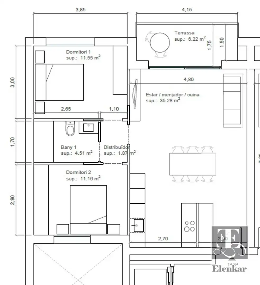 Piso con ascensor en venta en Bisbe Catala, imagen 5