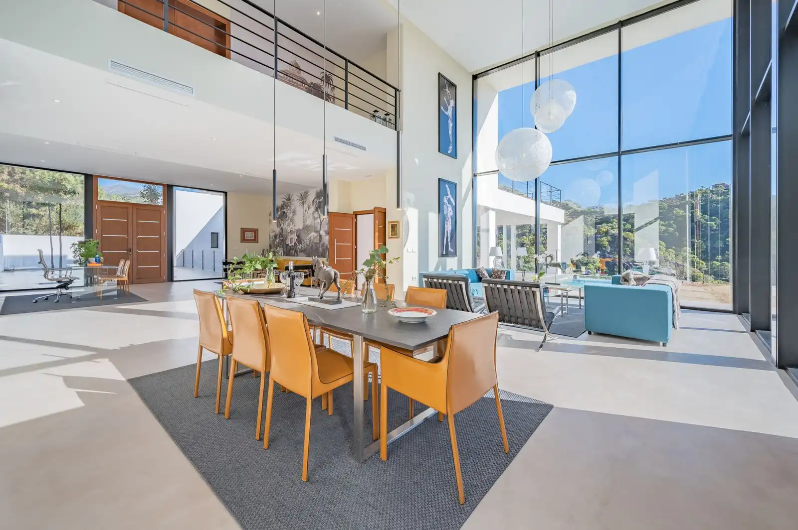 Dining room of Houses for sale in Málaga  with Air Conditioner, Terrace and Swimming Pool
