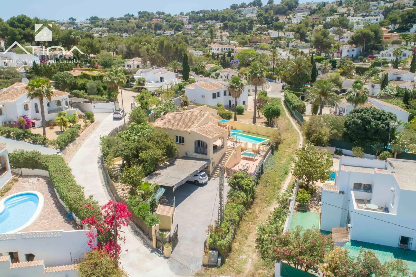 Exterior view of Houses for sale in Jávea / Xàbia  with Air Conditioner, Private garden and Terrace