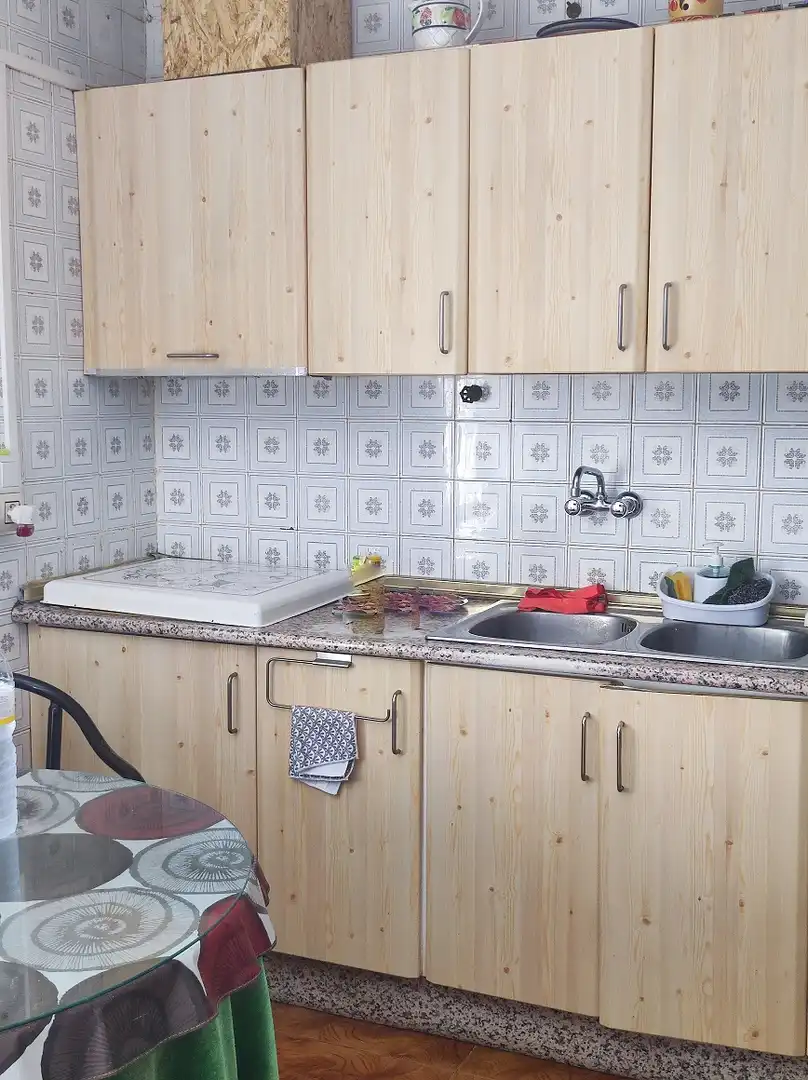 Küche von Wohnung zum Verkauf in Albatana mit Klimaanlage, Terrasse und Möbliert