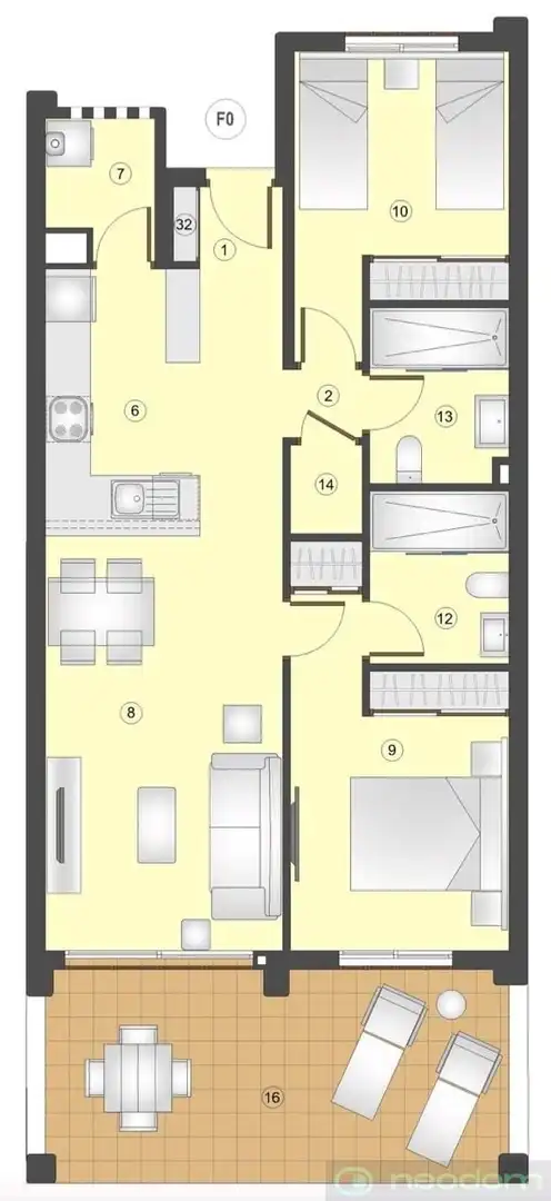 Wohnung mit Pool zum Verkauf in C. Viena, imagen 10