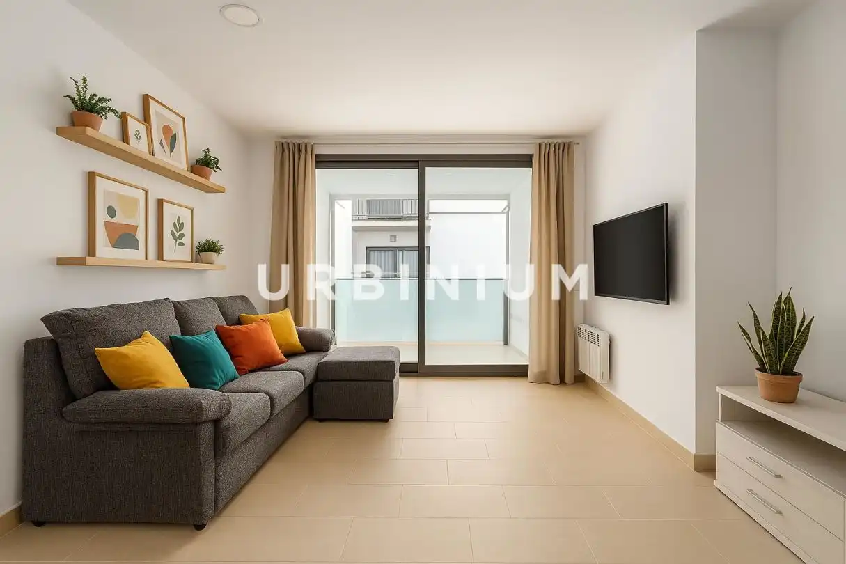 Sala de estar de Apartamento en venta en L'Estartit con Calefacción, Terraza y Alarma