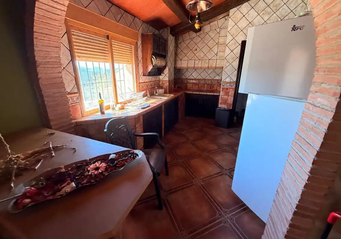 Cocina de Finca rústica en venta en Los Villares con Jardín privado