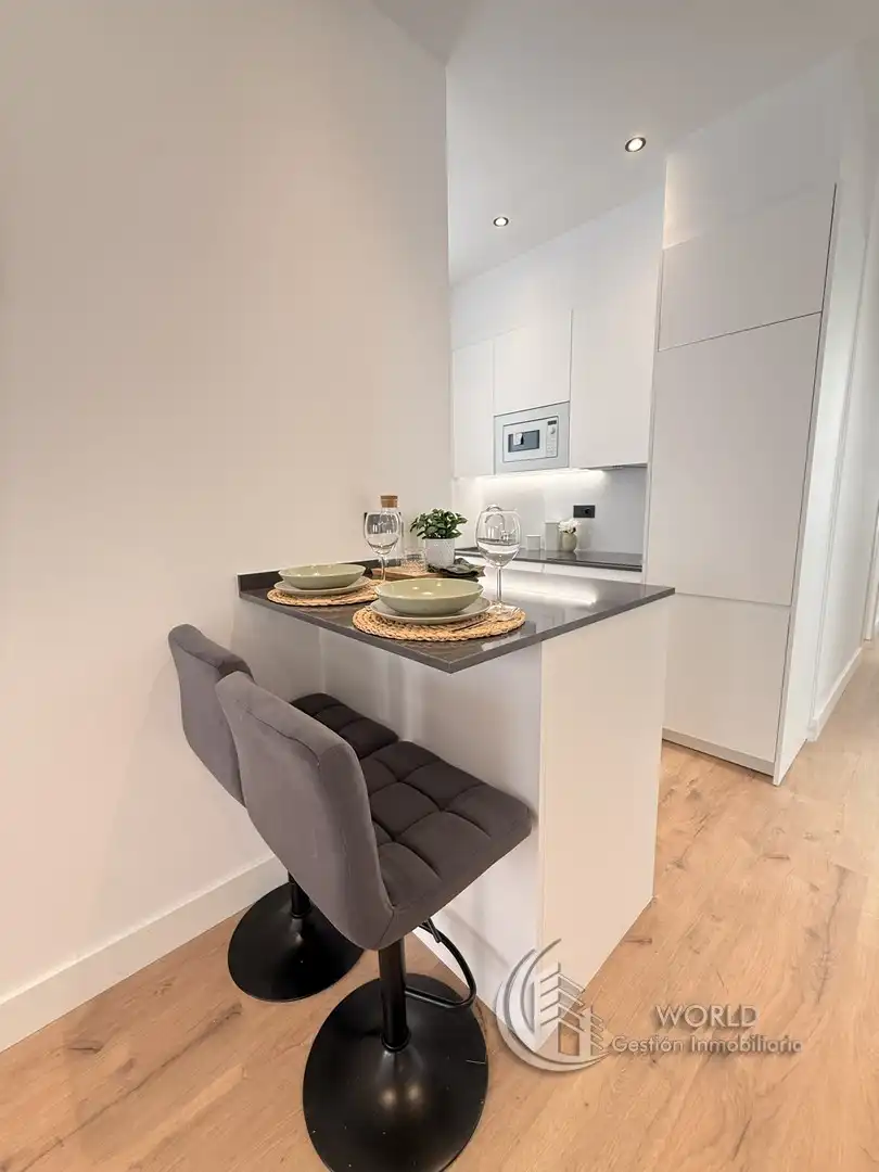 Kitchen of Flat for sale in Madrid  with Air Conditioner, Heating and Furnished