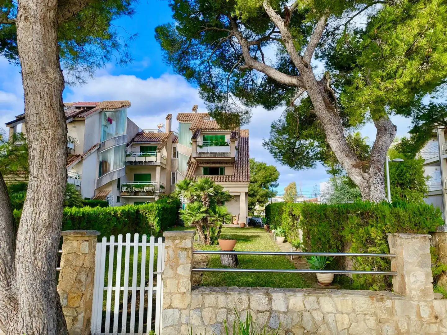 Jardín de Piso de alquiler en Alcúdia con Aire acondicionado, Parquet y Terraza