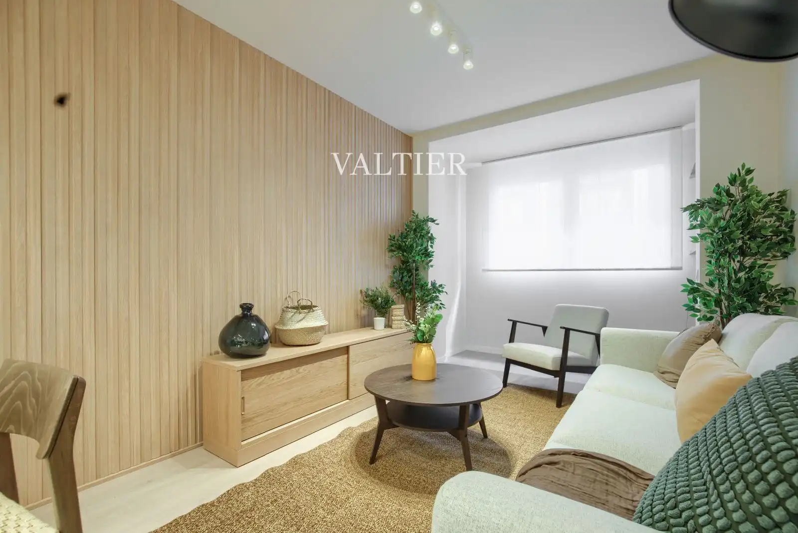 Sala de estar de Piso de alquiler en Madrid con Terraza y Amueblado