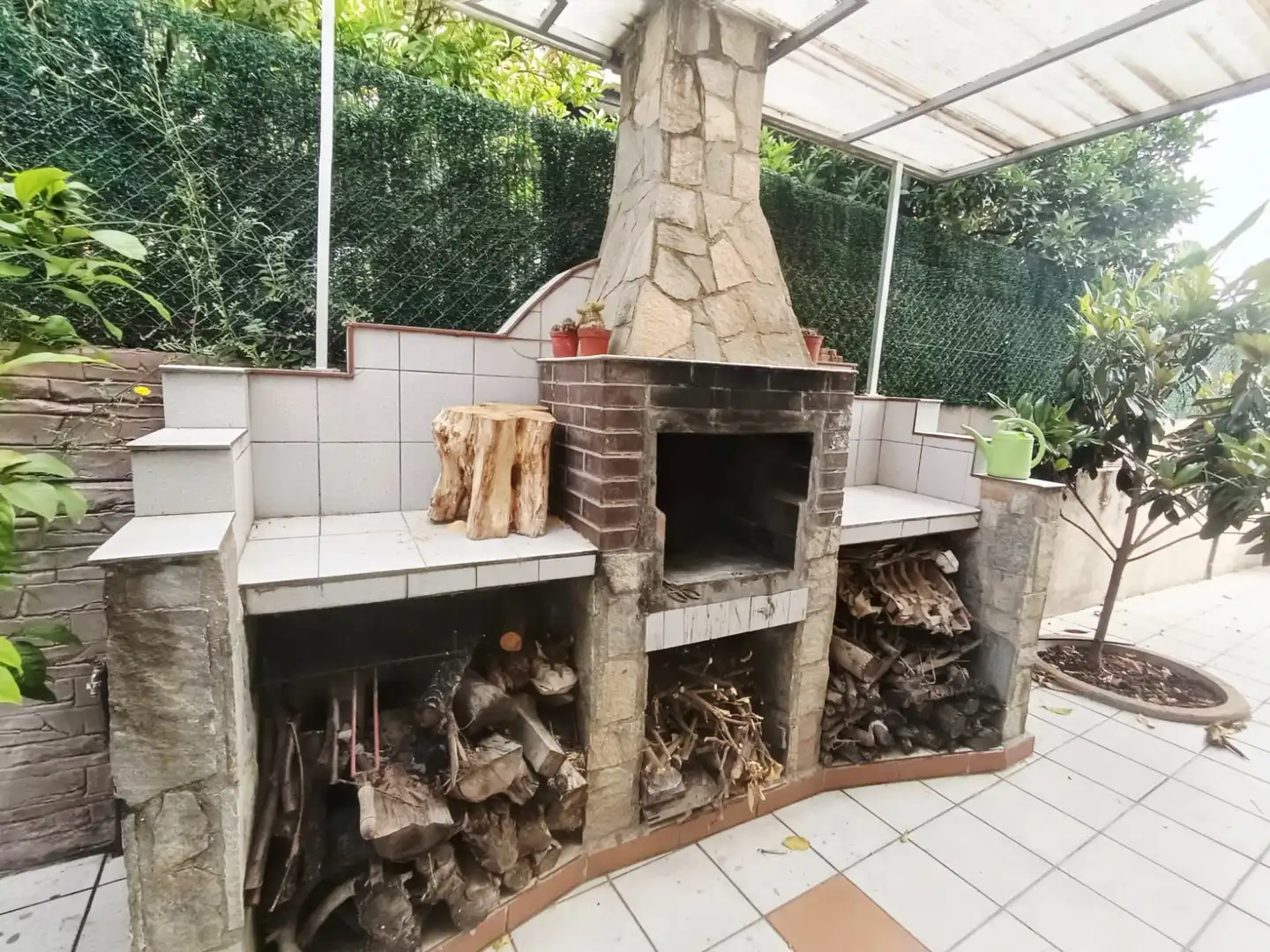 Terraza de Casa o chalet de alquiler en Piera con Aire acondicionado, Calefacción y Jardín privado