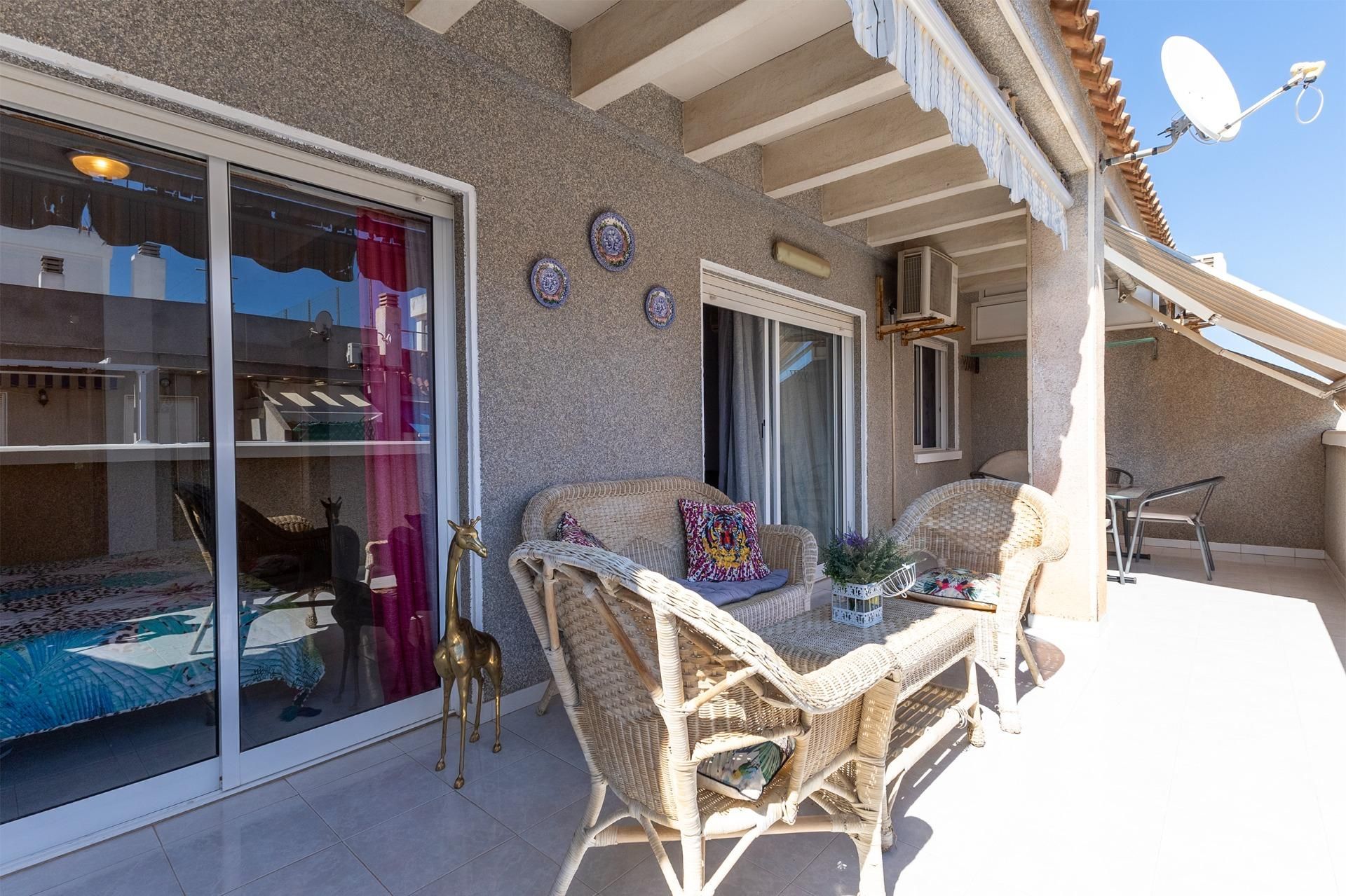 Terrace of Attic for sale in Torrevieja  with Air Conditioner and Terrace