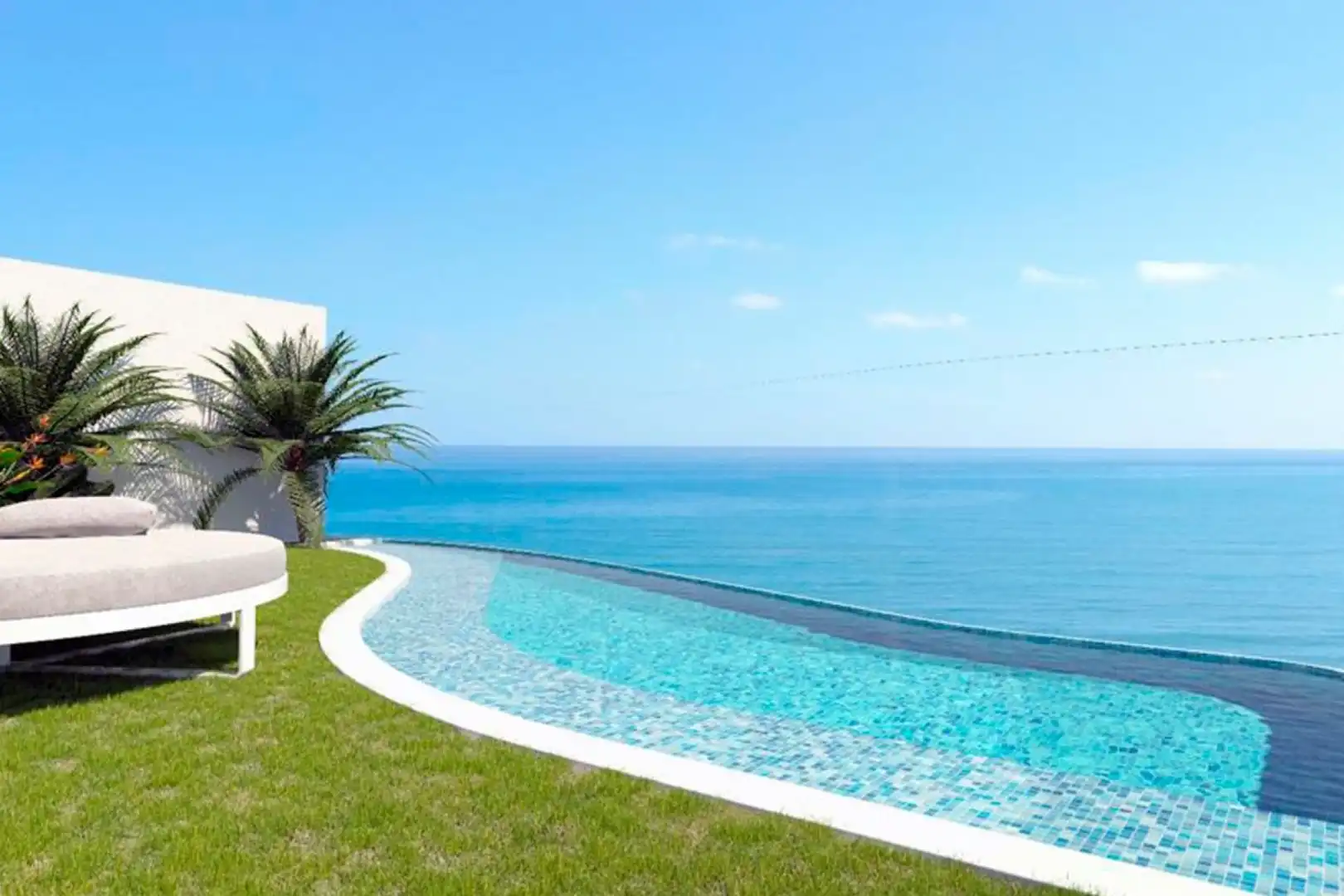 Swimming pool of Flat for sale in La Manga del Mar Menor  with Air Conditioner, Heating and Private garden