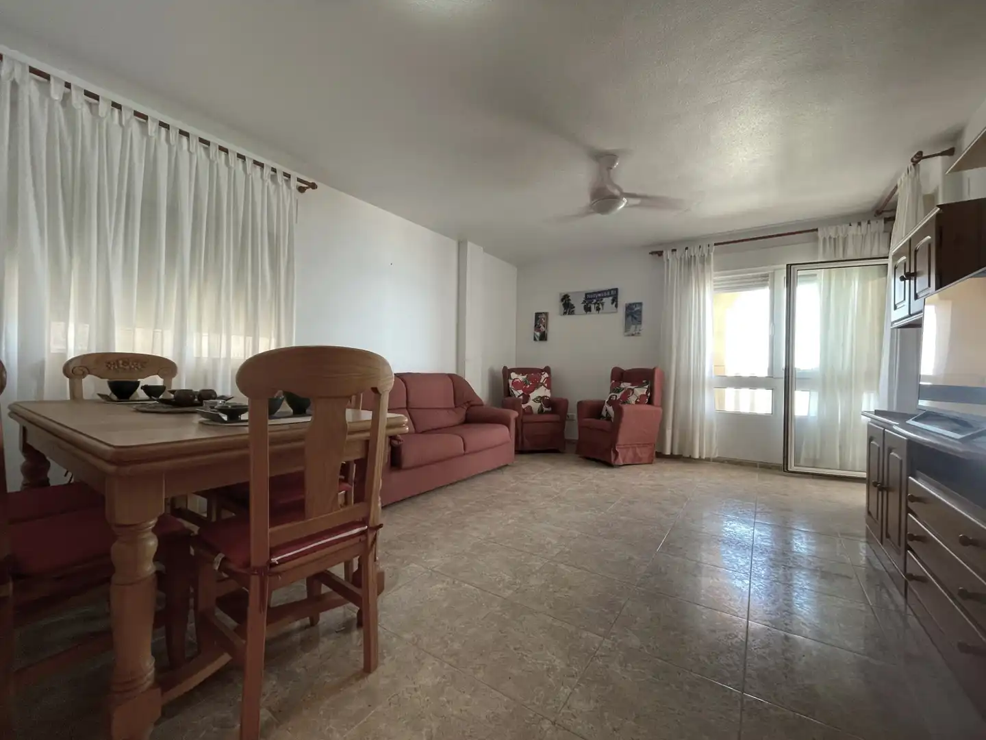 Wohnzimmer von Wohnung zum Verkauf in La Manga del Mar Menor mit Klimaanlage, Terrasse und Möbliert