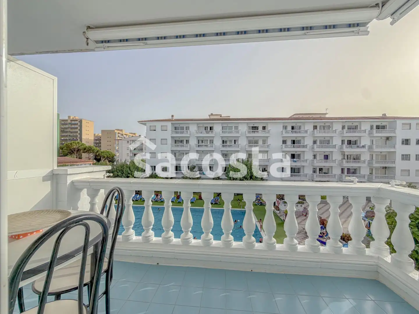 Terrasse von Wohnung zum Verkauf in Blanes mit Klimaanlage, Heizung und Terrasse