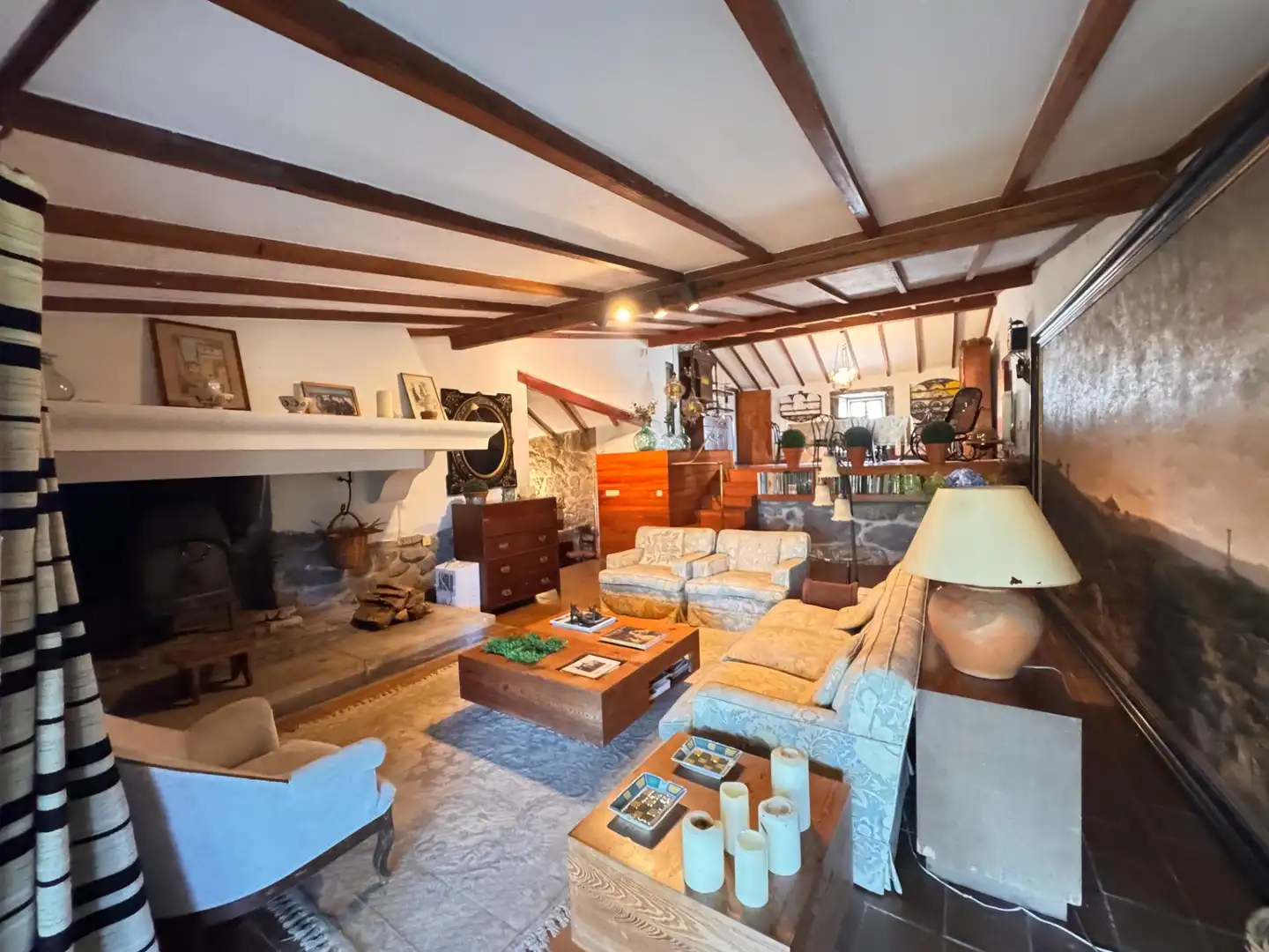 Sala de estar de Casa o chalet en venta en Pontevedra Capital  con Calefacción, Jardín privado y Terraza