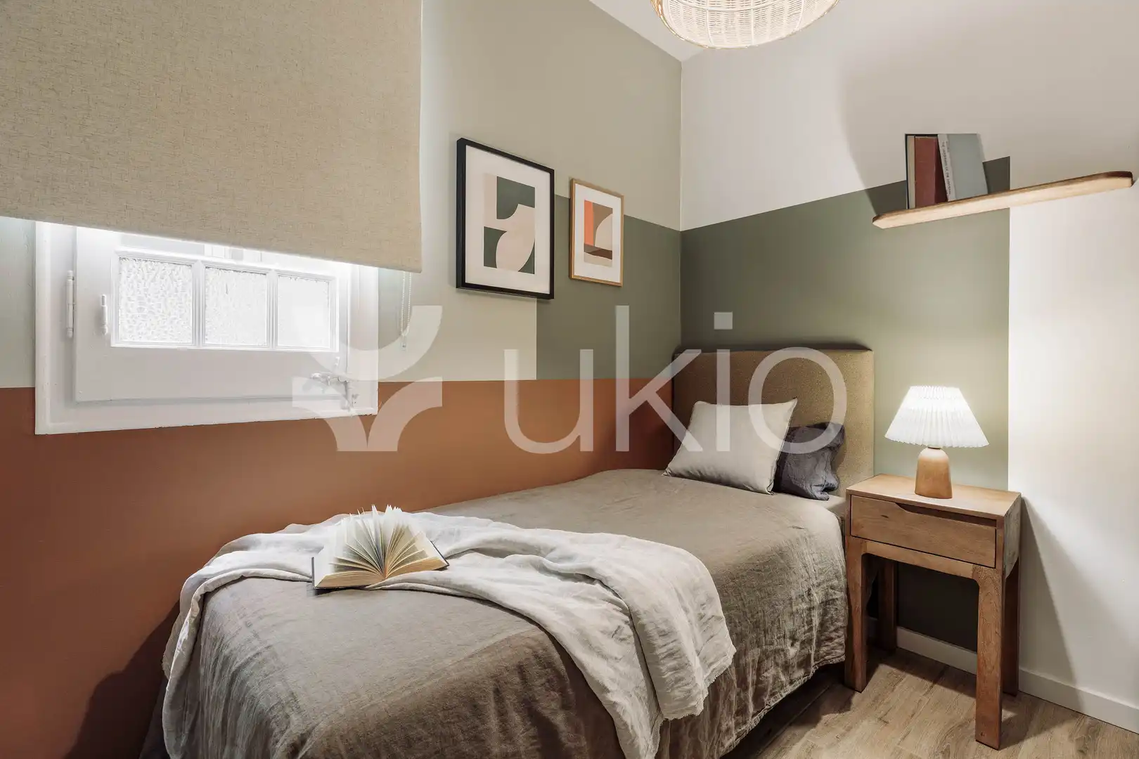 Habitación de Apartamento de alquiler en Barcelona con Aire acondicionado, Amueblado y Horno