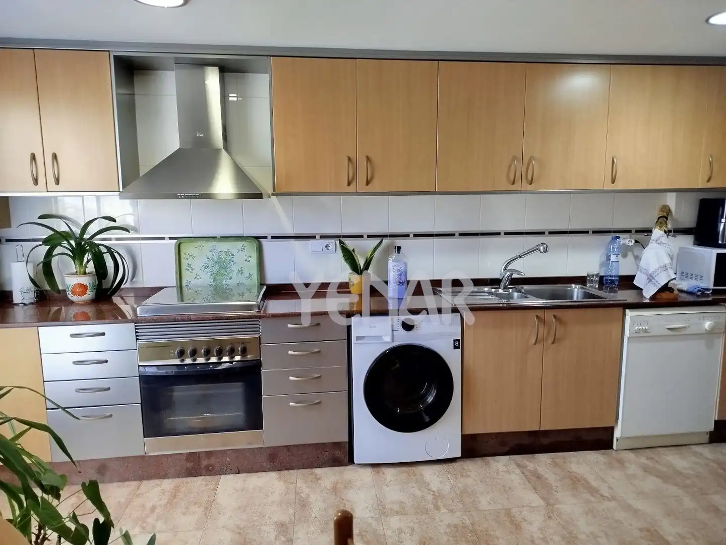Küche von Maisonette zum Verkauf in Castalla mit Klimaanlage, Heizung und Abstellraum