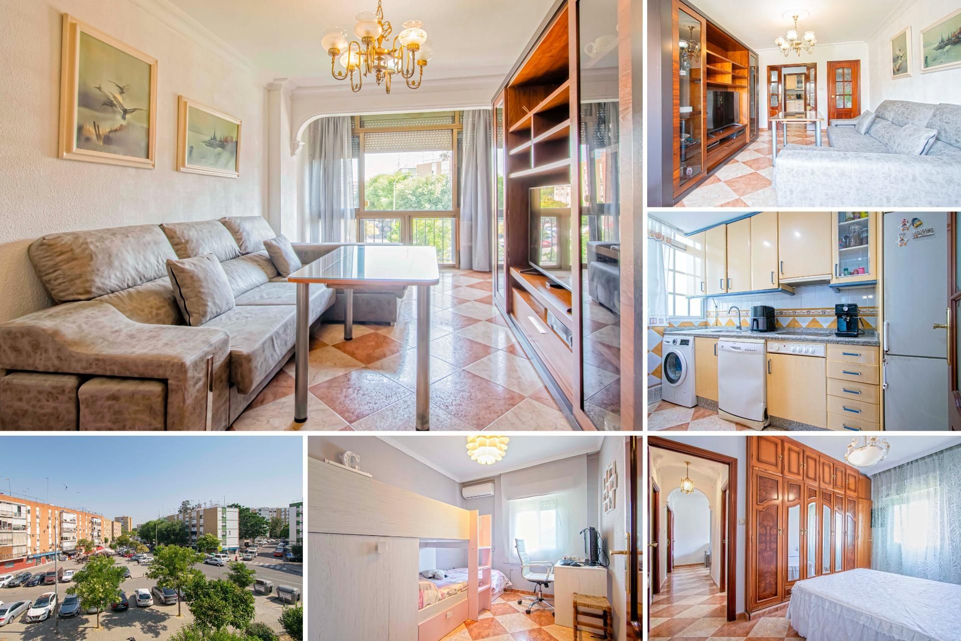 Exterior view of Flat for sale in  Sevilla Capital  with Air Conditioner and Terrace