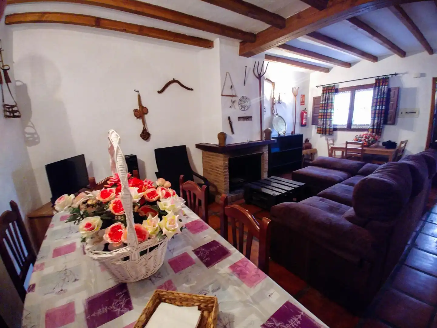 Sala de estar de Finca rústica en venta en Almogía con Aire acondicionado, Terraza y Piscina