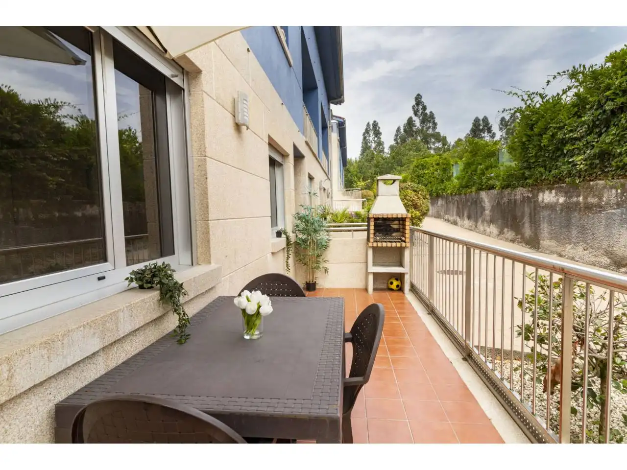 Terrace of Flat for sale in Teo  with Heating, Terrace and Furnished