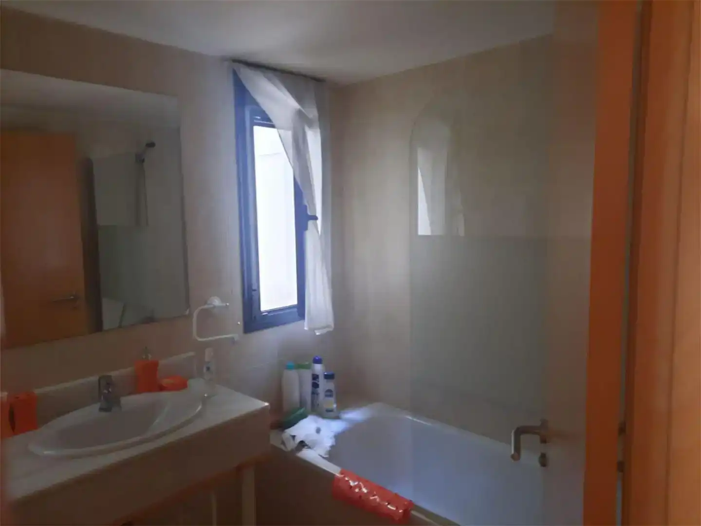 Bathroom of Flat for rent in Vera  with Air Conditioner, Private garden and Swimming Pool