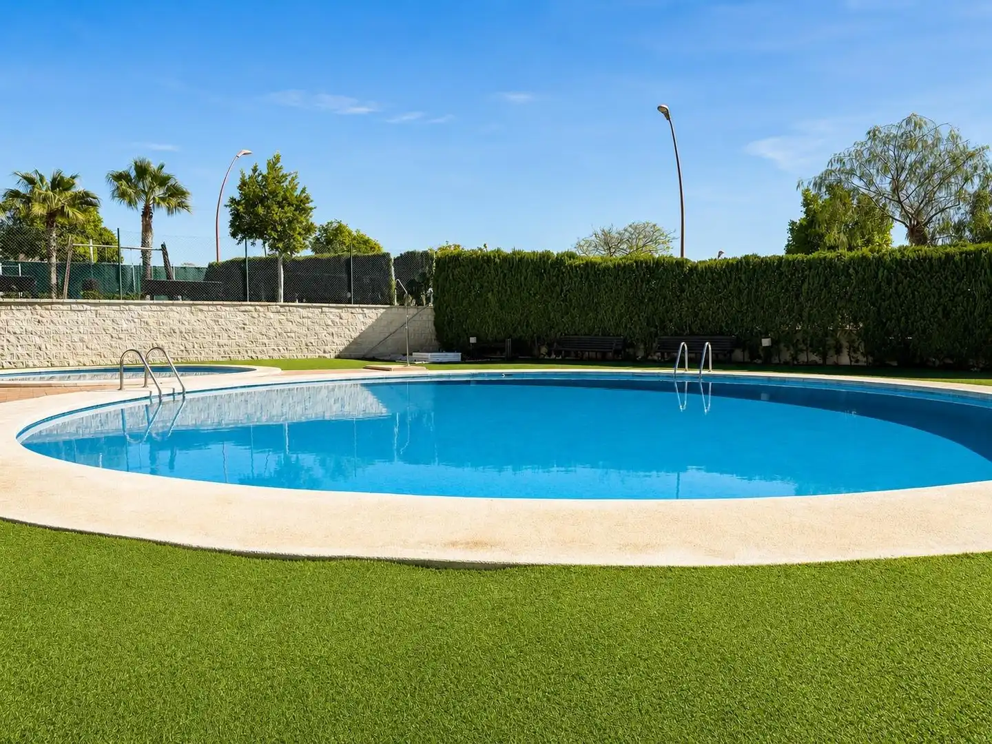 Swimming pool of Detached homes for sale in Molina de Segura  with Air Conditioner, Private garden and Community pool