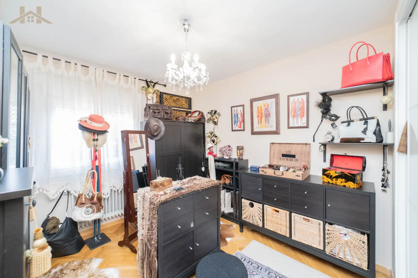 Bedroom of Detached homes for sale in Móstoles  with Air Conditioner, Heating and Private garden