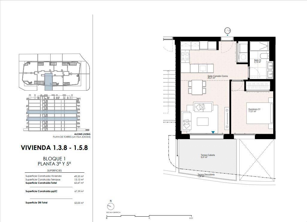 Apartamento en venta en Villajoyosa / La Vila Joiosa con Aire acondicionado, Jardín privado y Parquet
