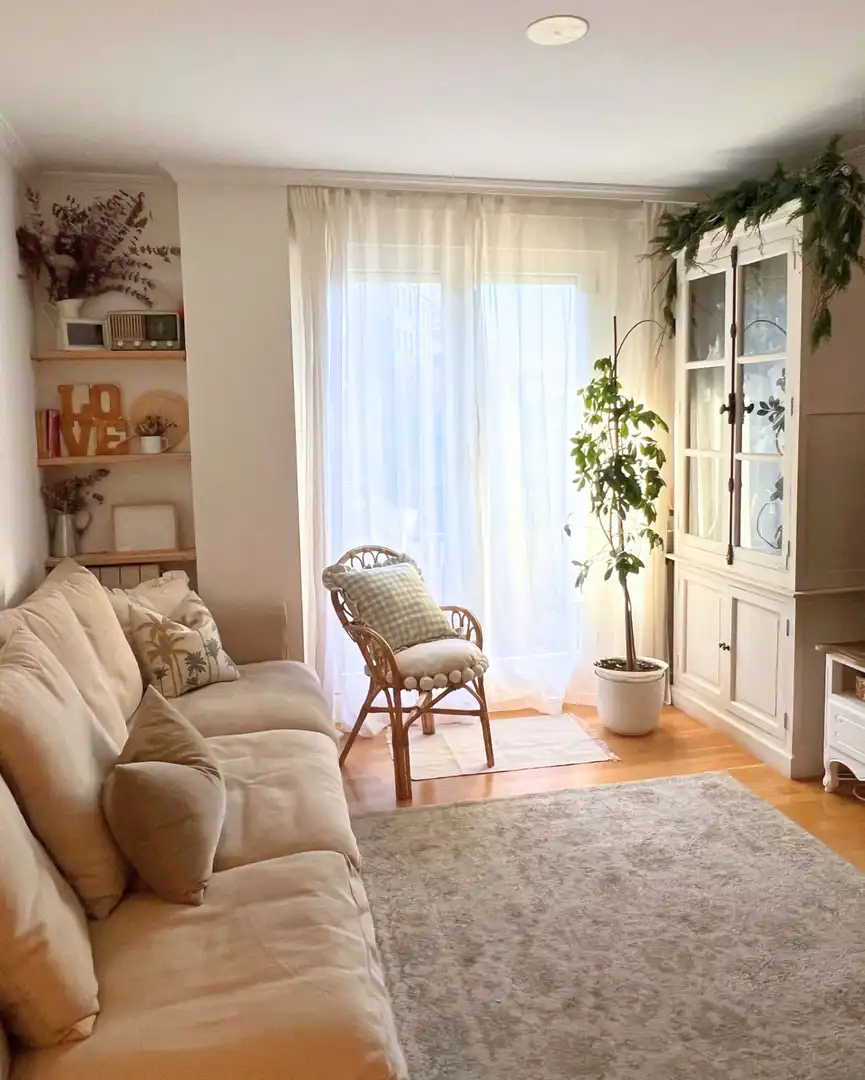 Sala de estar de Piso en venta en  Logroño con Aire acondicionado, Calefacción y Jardín privado