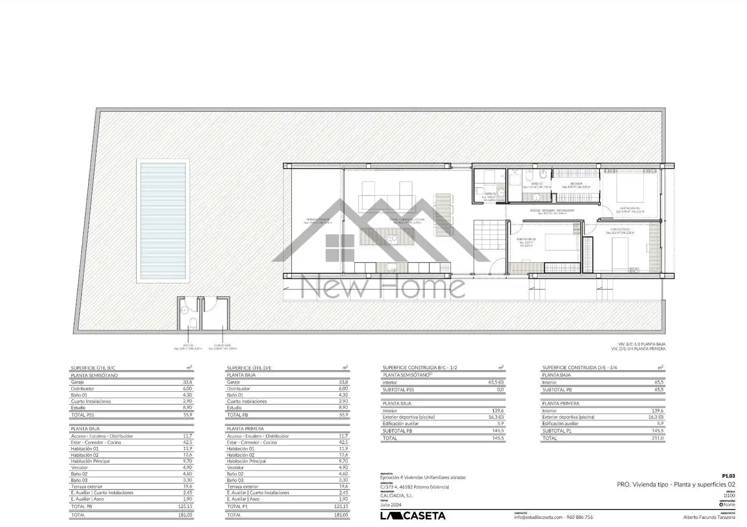 Casa o chalet en venta en Paterna con Aire acondicionado, Calefacción y Piscina