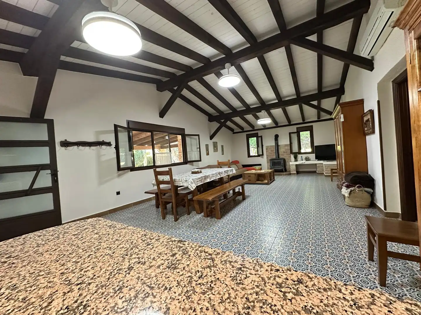 Comedor de Casa o chalet en venta en Montearagón con Aire acondicionado, Calefacción y Jardín privado