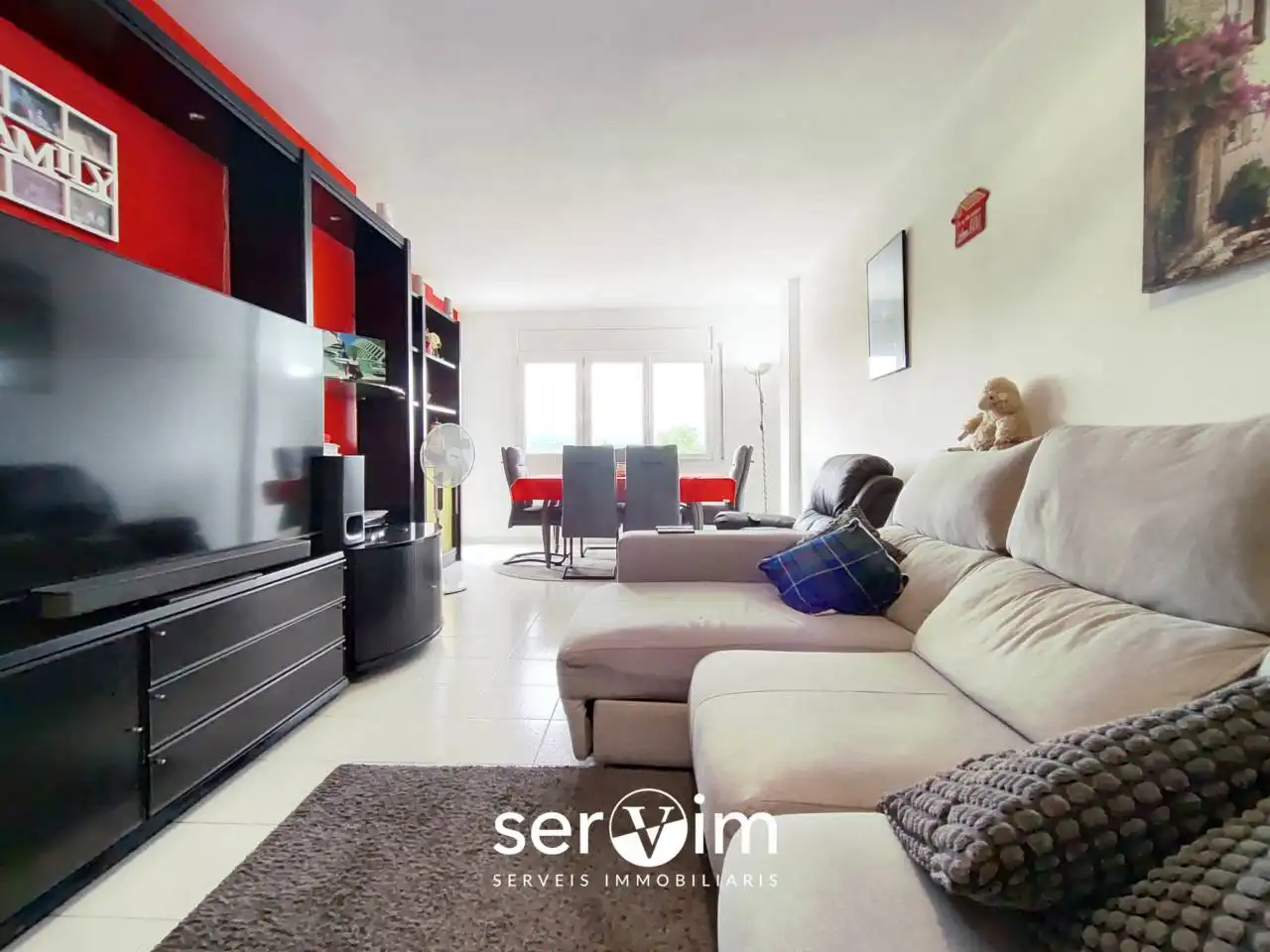 Wohnzimmer von Wohnung zum Verkauf in Girona mit Terrasse