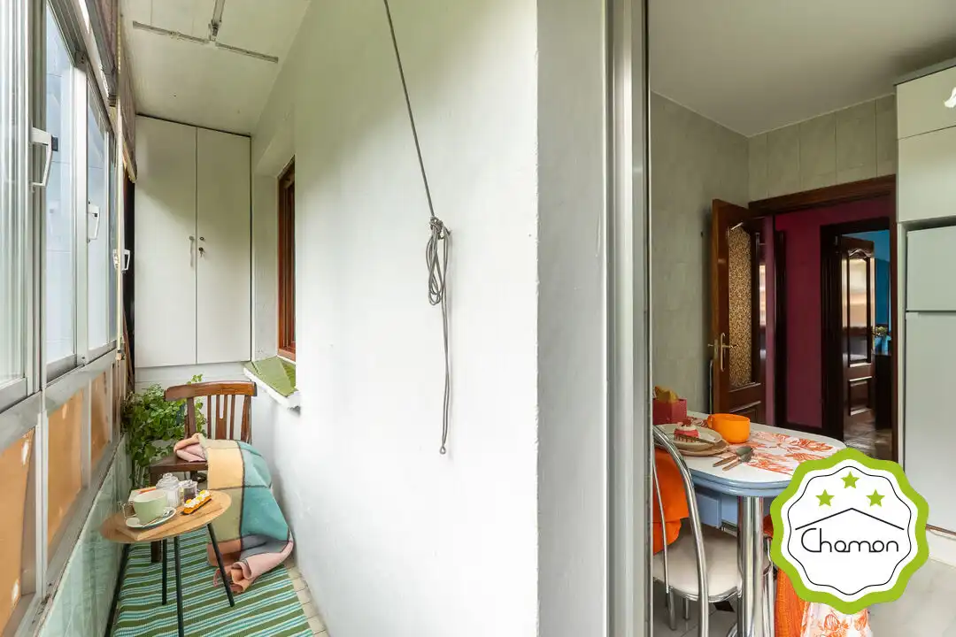 Terraza de Piso en venta en Bilbao  con Calefacción, Amueblado y Balcón