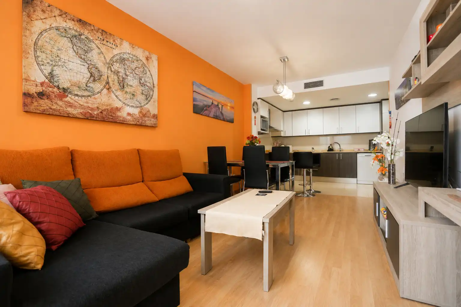 Wohnzimmer von Wohnung zum Verkauf in La Pobla de Mafumet mit Klimaanlage und Balkon