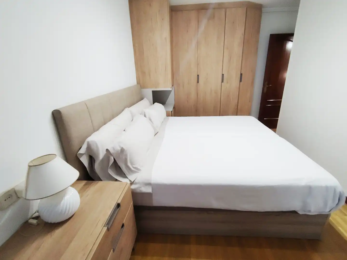 Bedroom of Flat for sale in Gijón   with Heating, Parquet flooring and Terrace