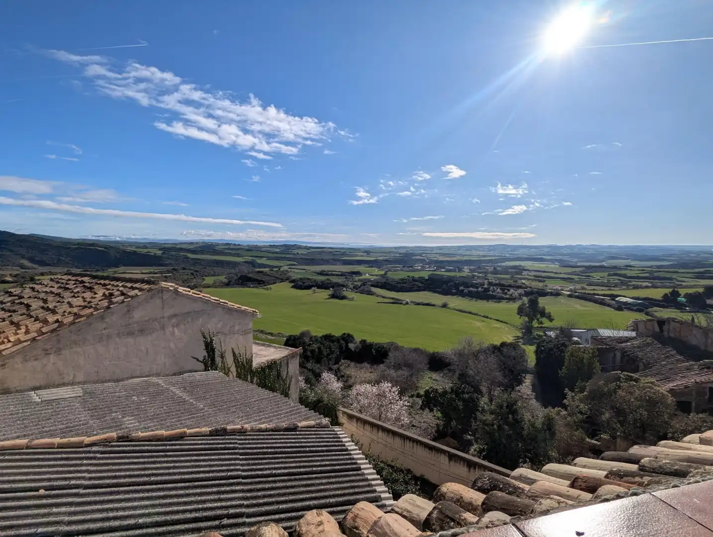 Vista exterior de Casa o chalet en venta en Aberin con Calefacción, Jardín privado y Piscina