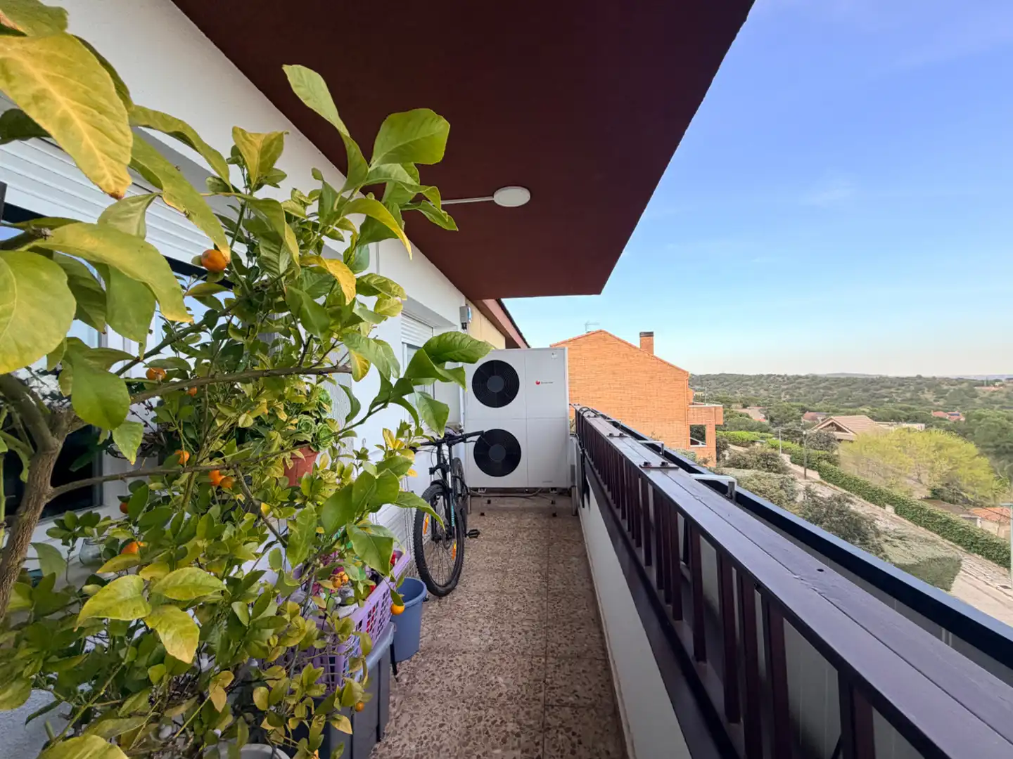 Terrasse von Wohnung zum Verkauf in Valdemorillo mit Klimaanlage, Heizung und Privatgarten