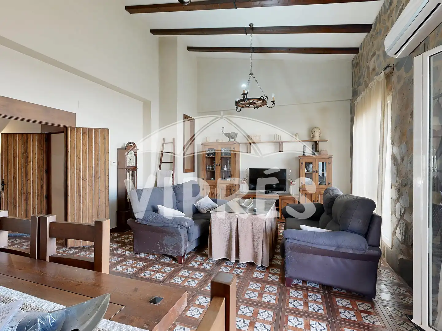 Living room of Houses for sale in Arroyo de San Serván  with Heating and Storage room