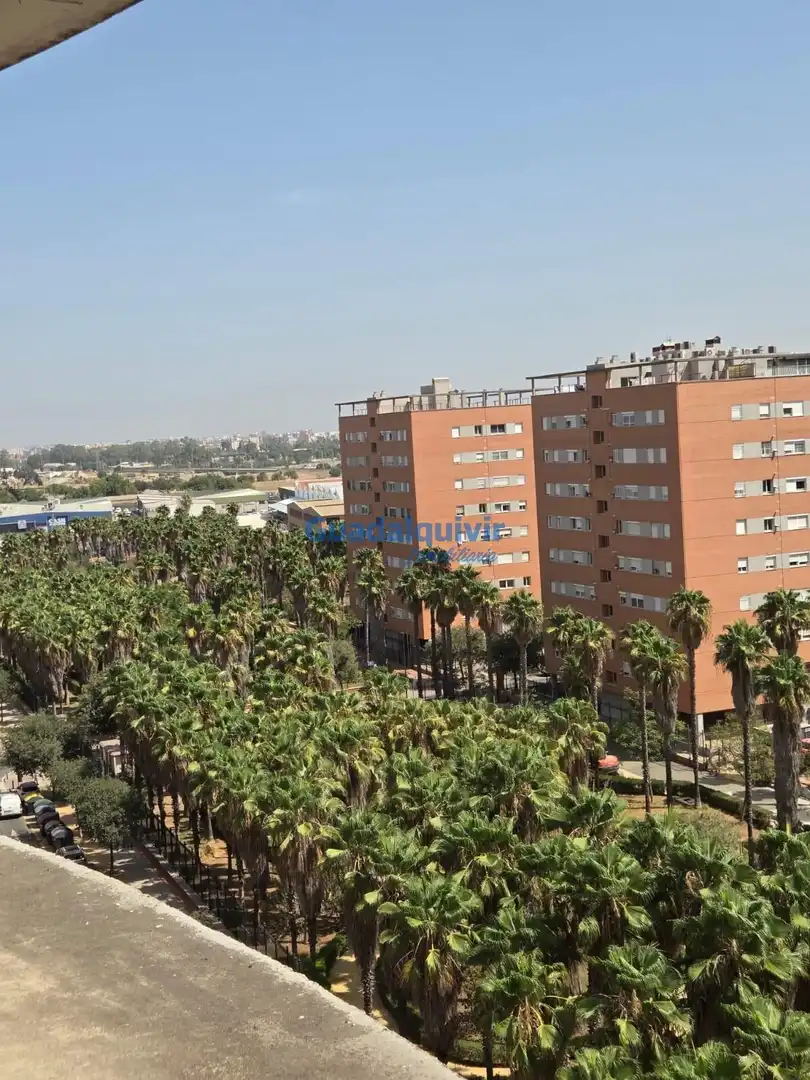 Vista exterior de Pis en venda en Sevilla amb Aire condicionat, Terrassa i Traster