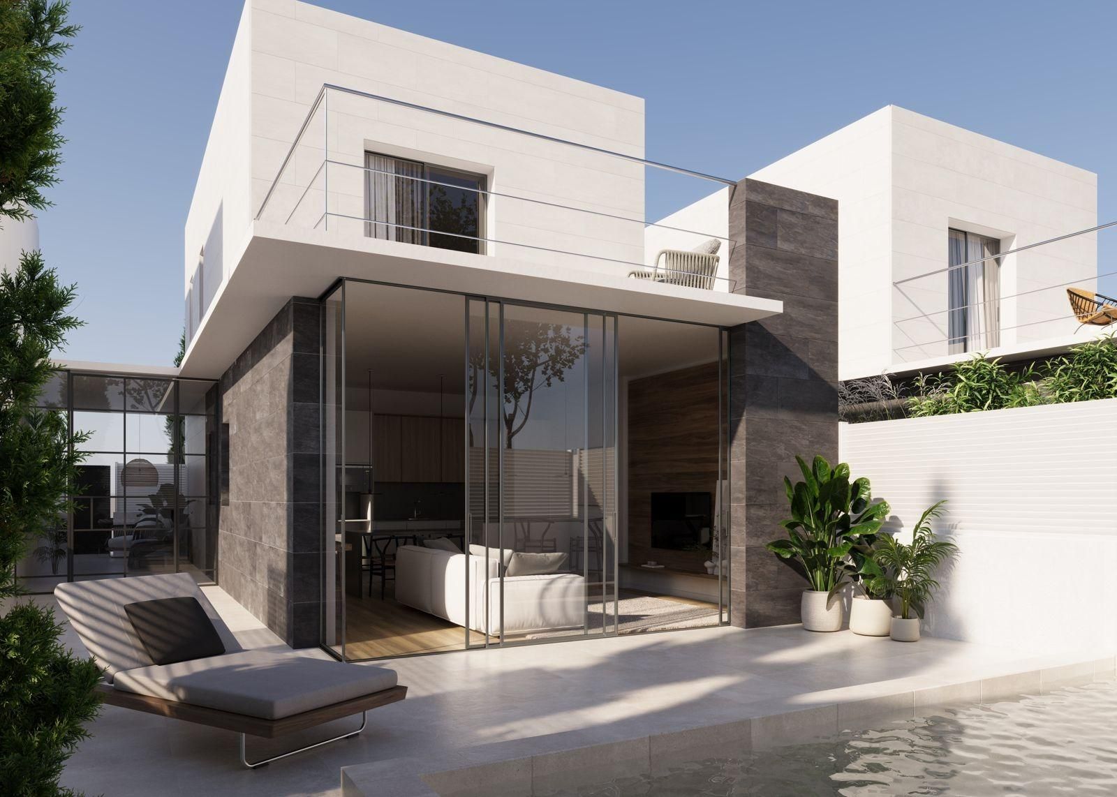 Exterior view of House or chalet for sale in Molina de Segura  with Air Conditioner, Heating and Private garden