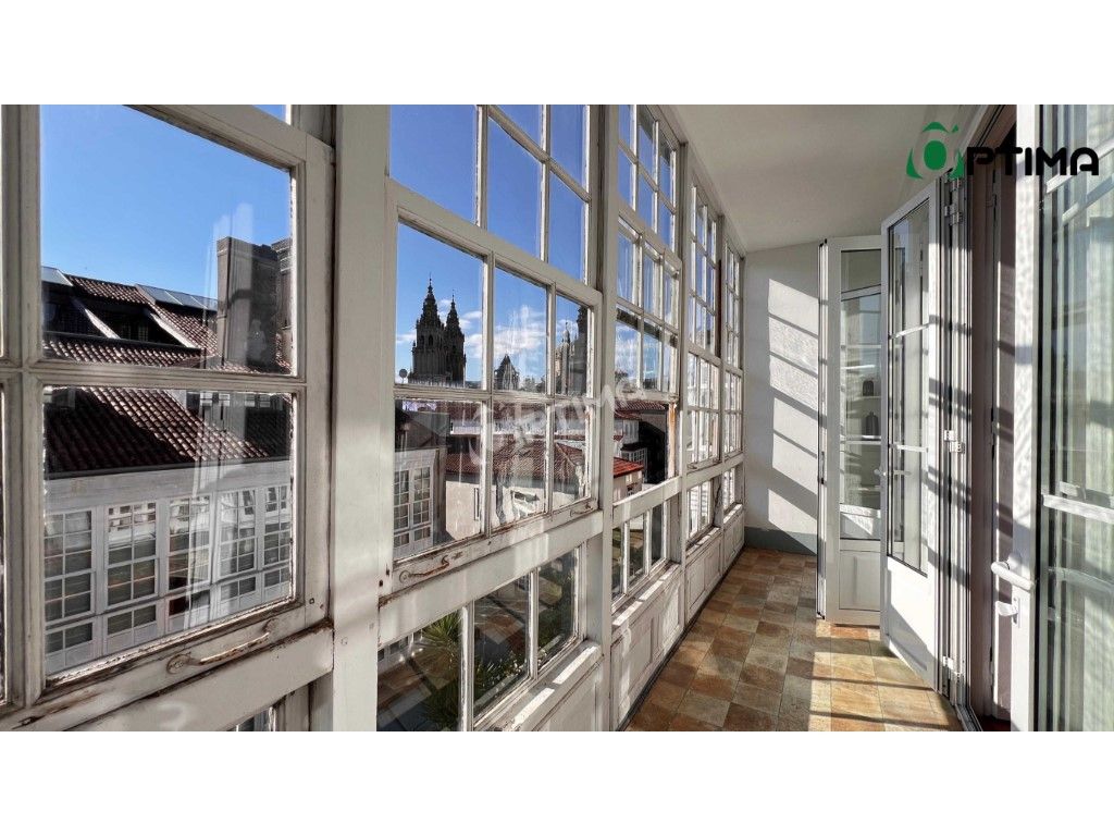 Exterior view of House or chalet for sale in Santiago de Compostela 